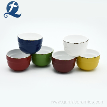 Wholesale Small Cute On-glazed Ceramic Bowl